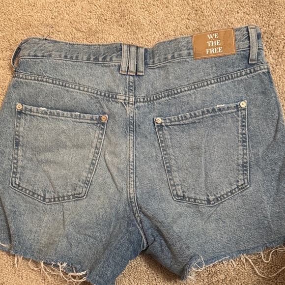 Free people high rise Frayed Shorts - Picture 4 of 6